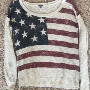 American flag sweater